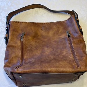 Brand New Weathered Brown Purse
